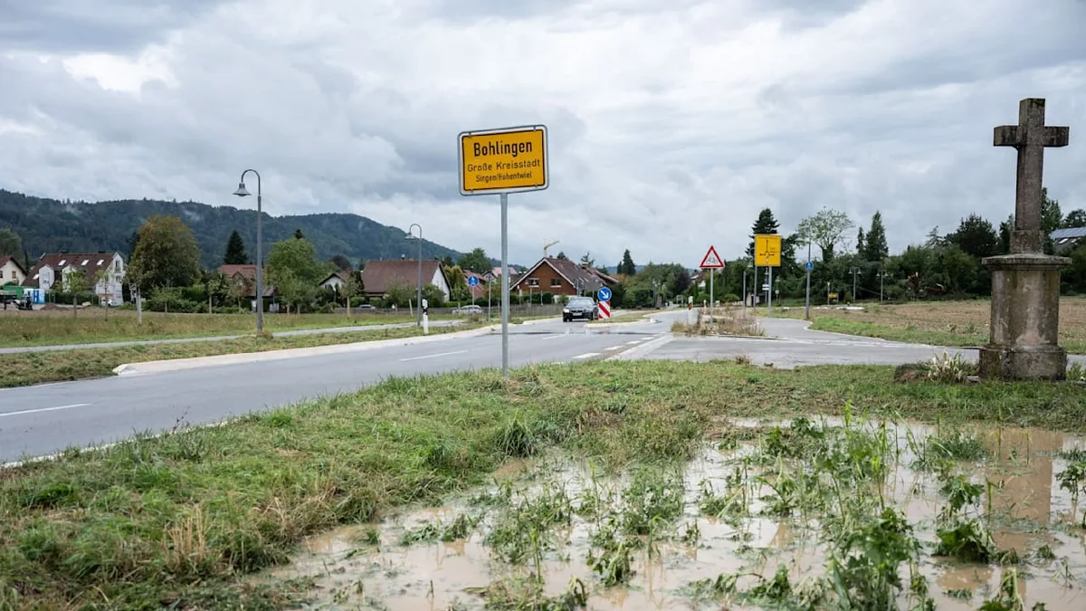 Bis zu 150 km/h - Polizei sperrt ganze Ortschaft wegen Orkanböen ab