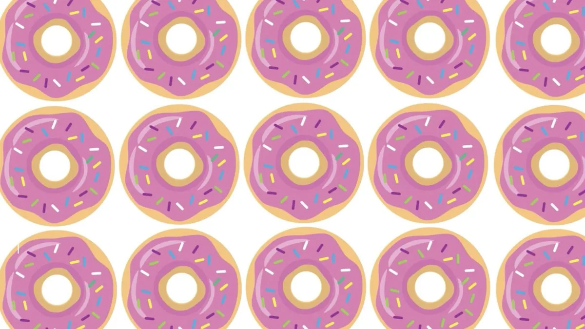 In nur 15 Sekunden: Augentest: Können Sie den einzigartigen Donut finden?