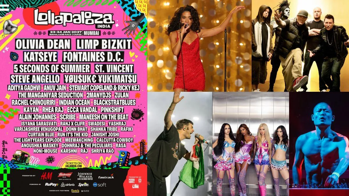 Lollapalooza India 2027 lineup: Olivia Dean, Limp Bizkit, Fontaines D.C., KATSEYE, Yousuke Yukimatsu and more to perform in Mumbai