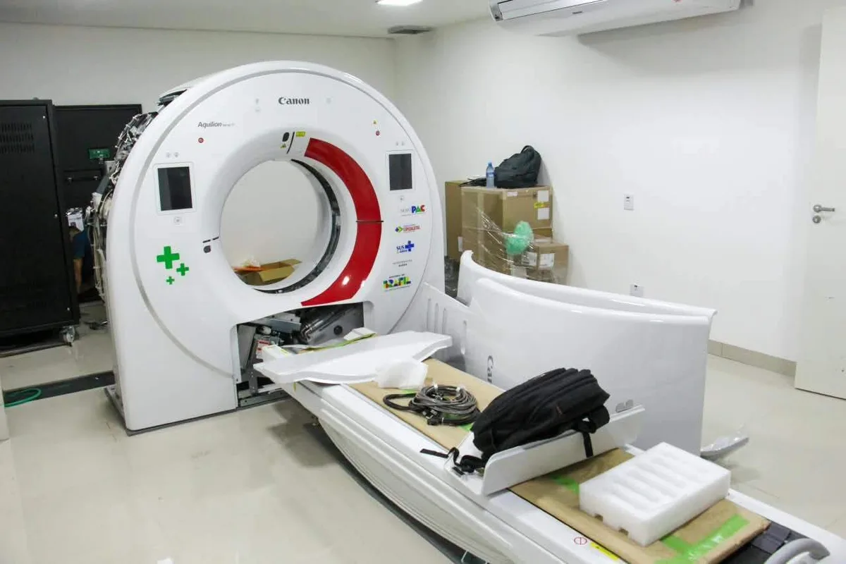 Novo tomógrafo pode dobrar exames no Hospital Alfredo Abrão