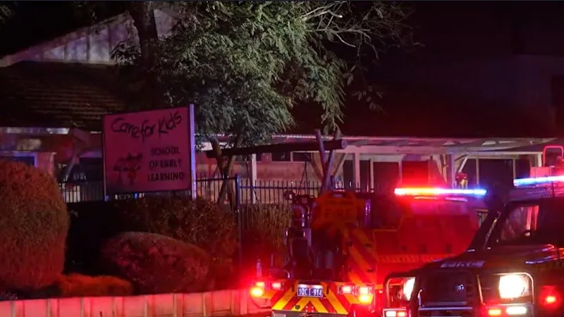 WA news LIVE: Firefighters battle blaze at Perth daycare centre; Ambulance collides with car in northern suburbs crash