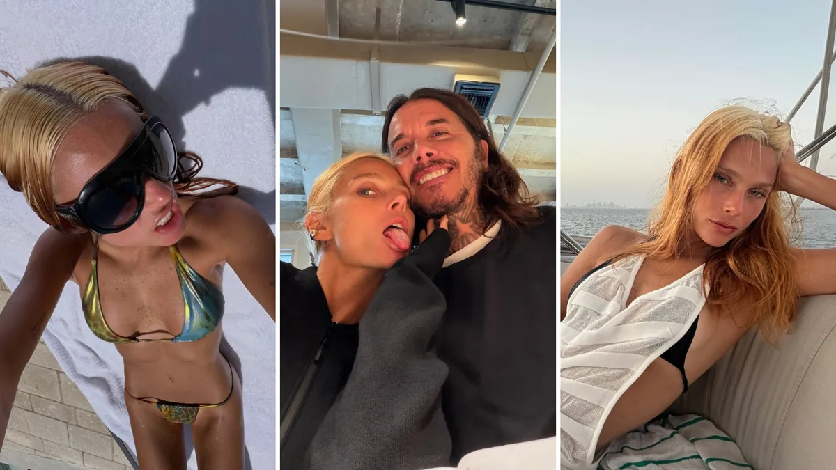 Valentina Zenere y Sebastián Ortega celebraron 2 años de novios: paseo en yate y cena romántica en Miami