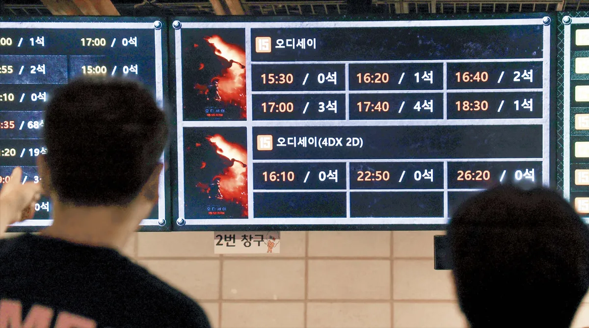 오디세이 영화표 찾아 ‘방랑’하는 2030