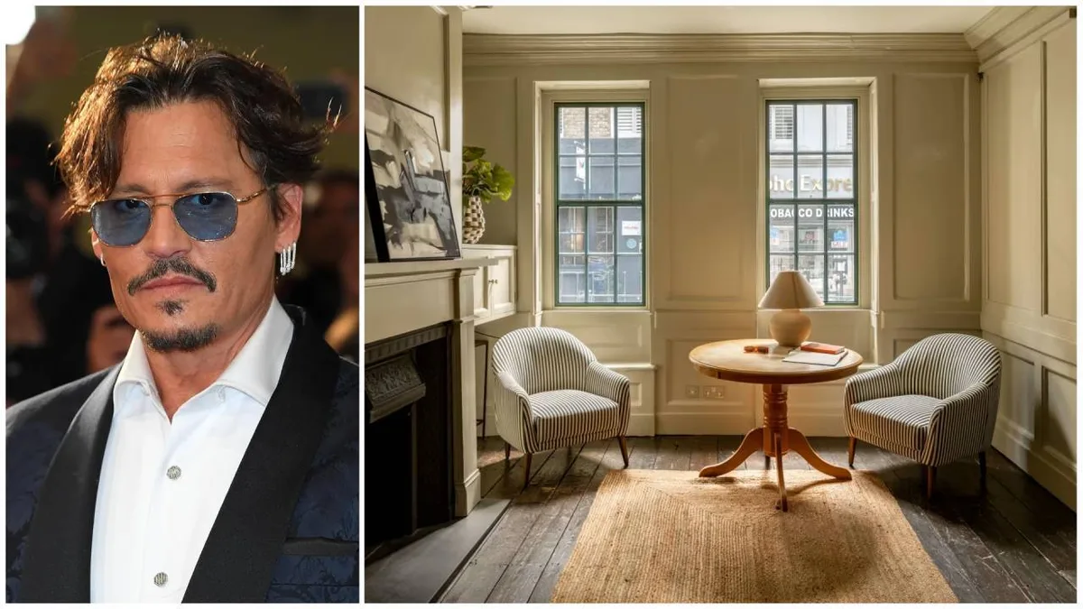 Johnny Depp's former Soho townhouse listed for £4.35M