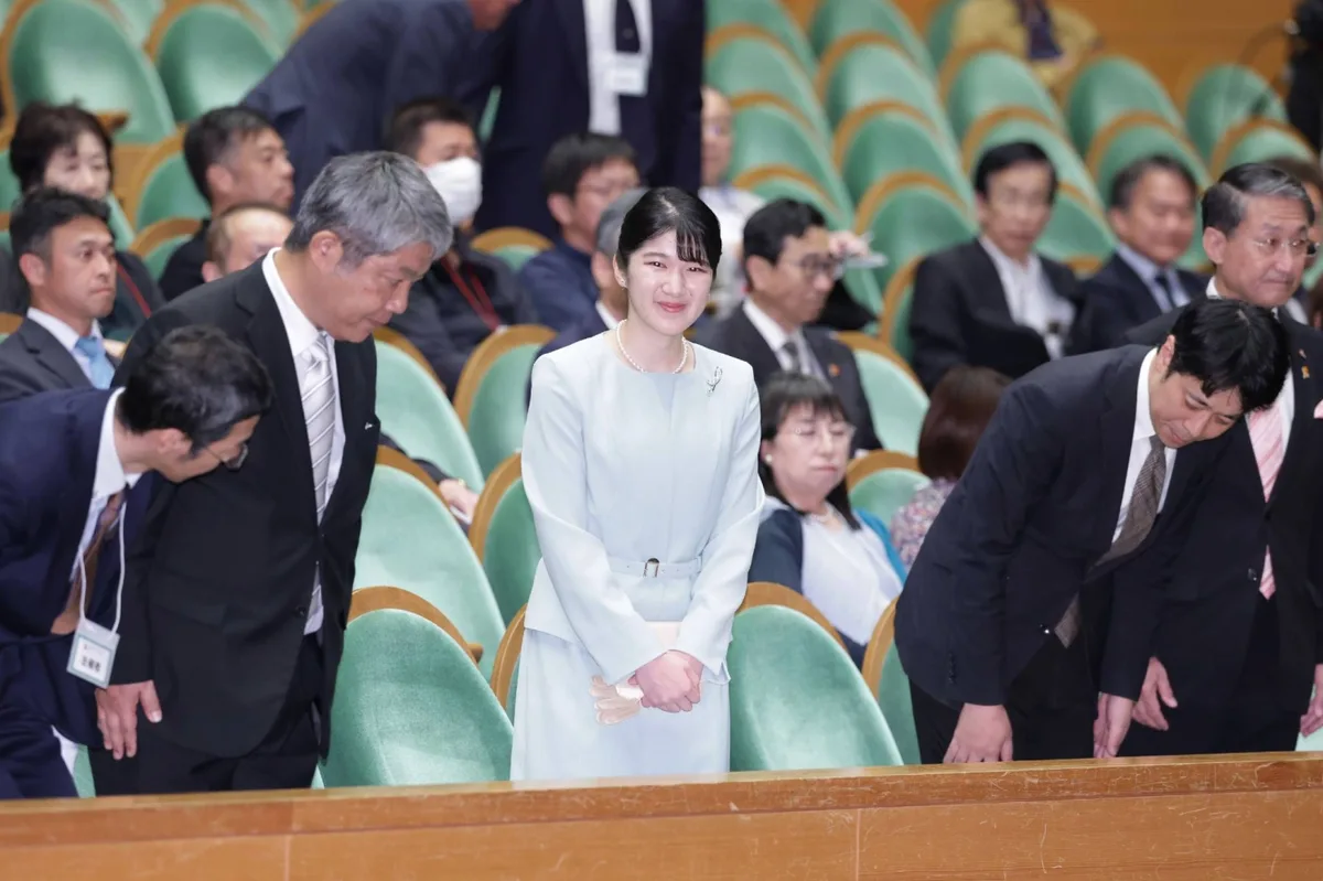 Princess Aiko attends disaster prevention forum in Tottori