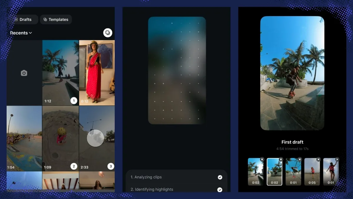 Instagram will now edit the first draft of your Reel for you