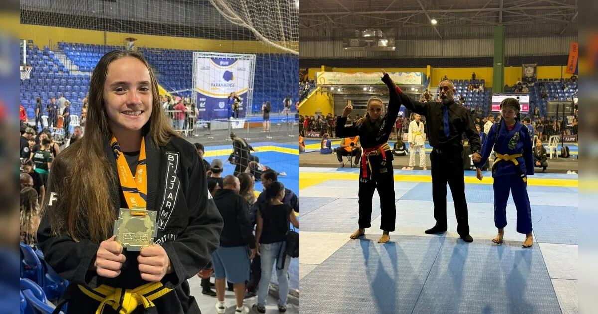 Atleta apucaranense é campeã de forma antecipada do Circuito Paranaense de Jiu-Jítsu