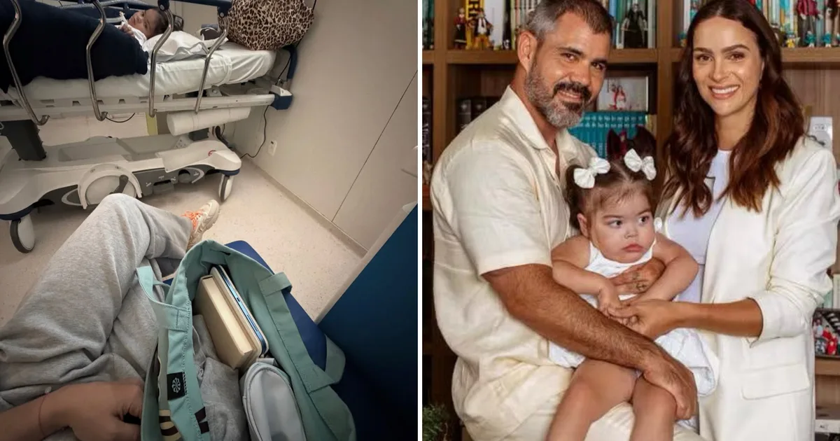 Filha de 4 anos de Juliano Cazarré é internada novamente