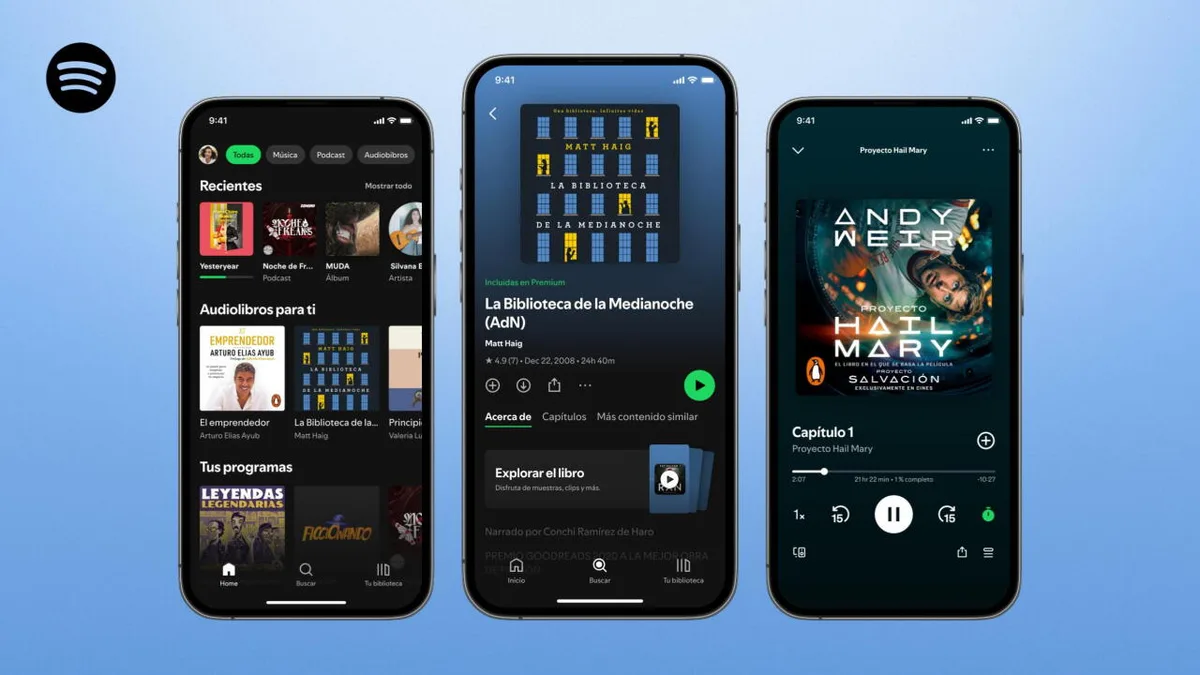 Spotify ya tiene audiolibros en México: así puedes acceder a más de 45,000 títulos