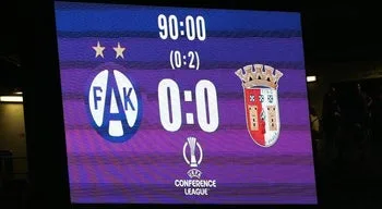 Sporting de Braga empata em Viena e segue para a Liga Conferência