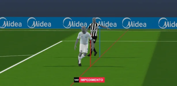 CBF divulga áudio do VAR em gol anulado do Grêmio por 1 cm ante o Botafogo