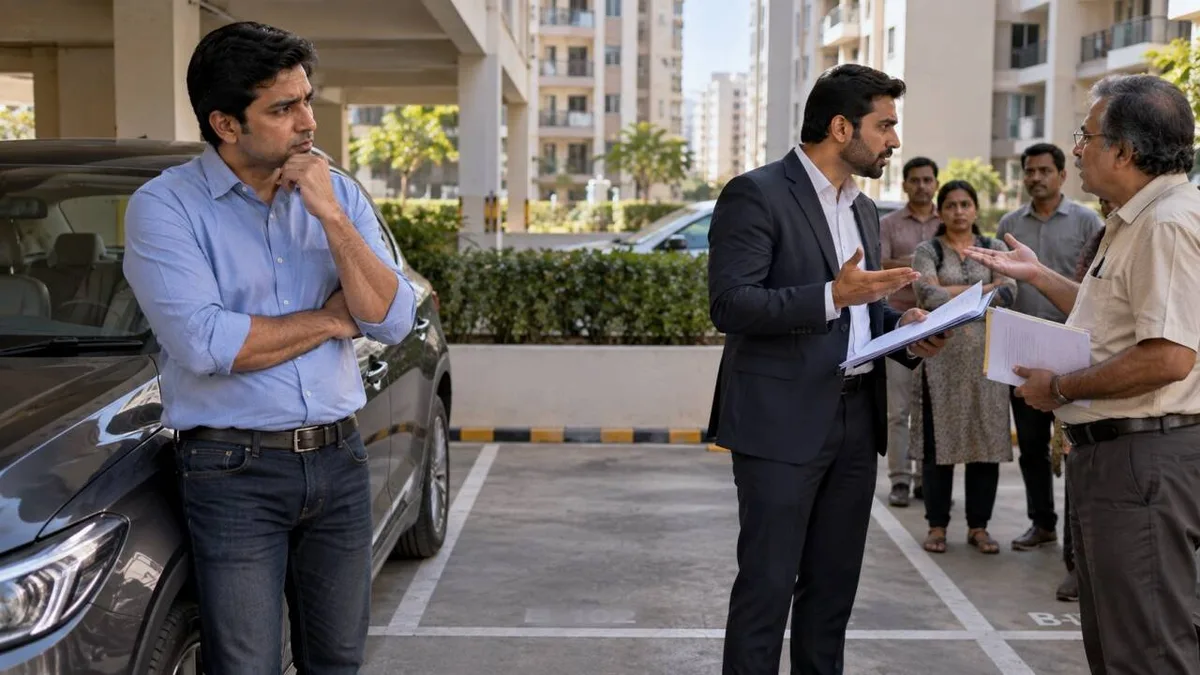 Builder gave homebuyer parking in 2008, society changed rules; what the court said