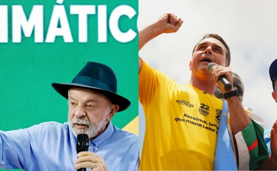 Datafolha mostra Lula à frente de Flávio Bolsonaro na corrida presidencial