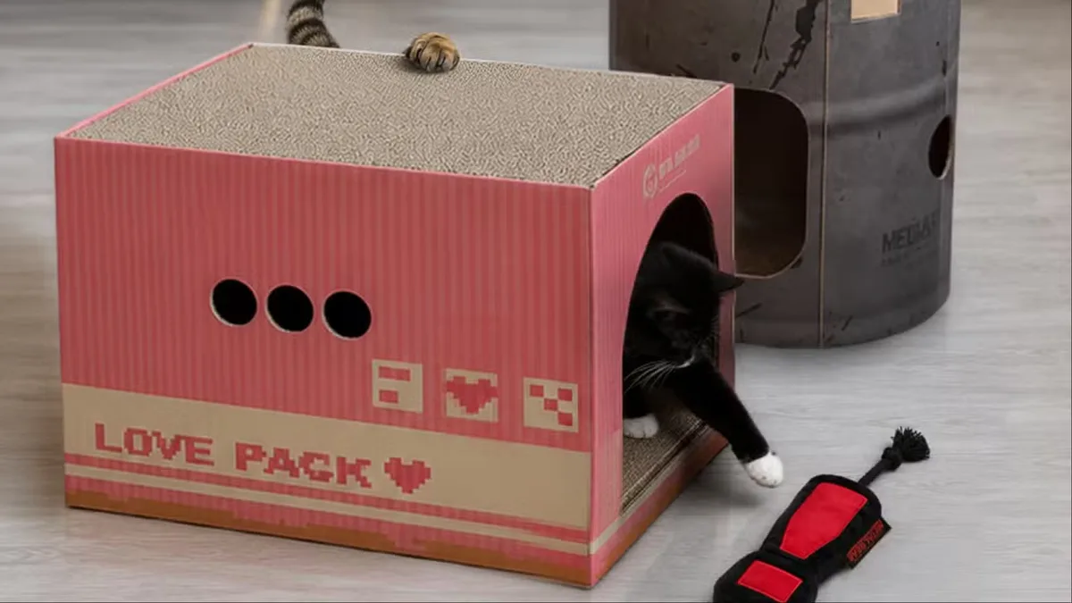 コナミがメタルギアをモチーフとしたネコ用品をCatConで発表