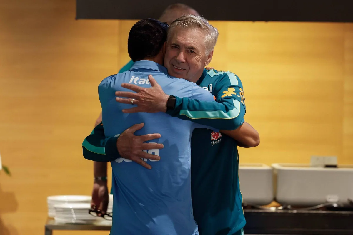 Carlo Ancelotti começa novo ciclo com velho problema de lesão na seleção brasileira