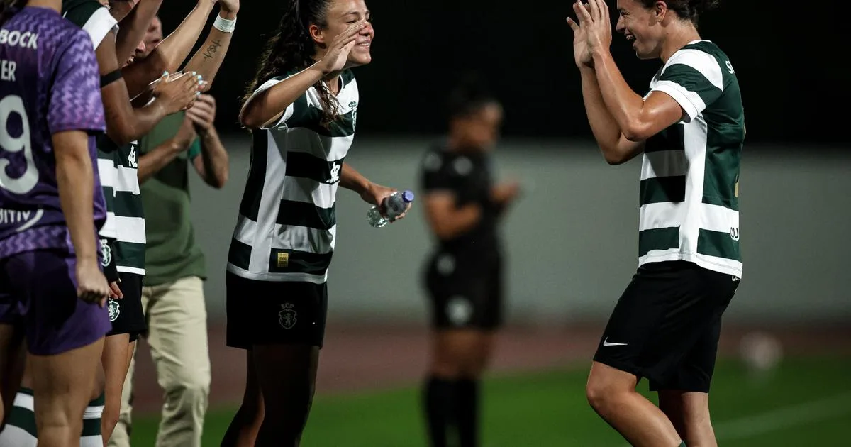 Sporting empata com gigante inglês