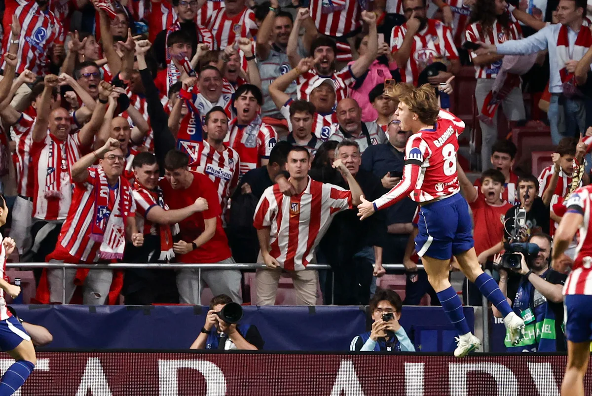 Tan solo 52 segundos necesitó Atlético de Madrid para doblegar a Manchester United