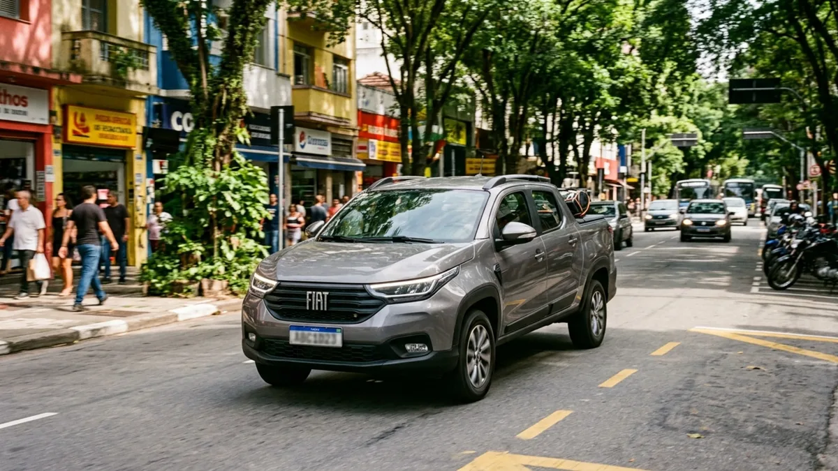 Nova geração de picape compacta alcança 900 mil unidades produzidas e leva até 720 kg em caçamba de 1.354 litros com dez ganchos