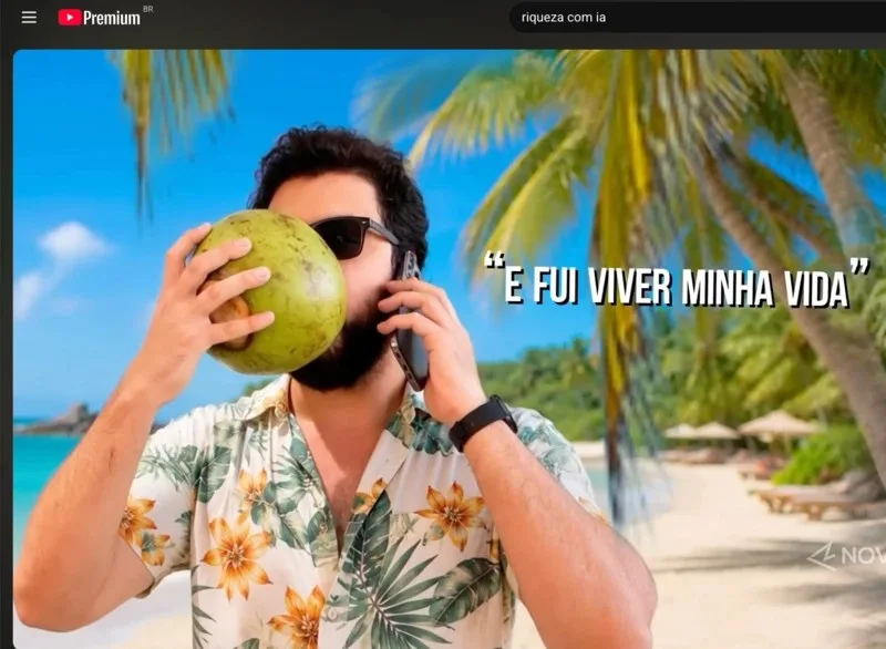Os trabalhadores que 'dão adeus à CLT' atrás do sonho de viver fazendo vídeos de IA