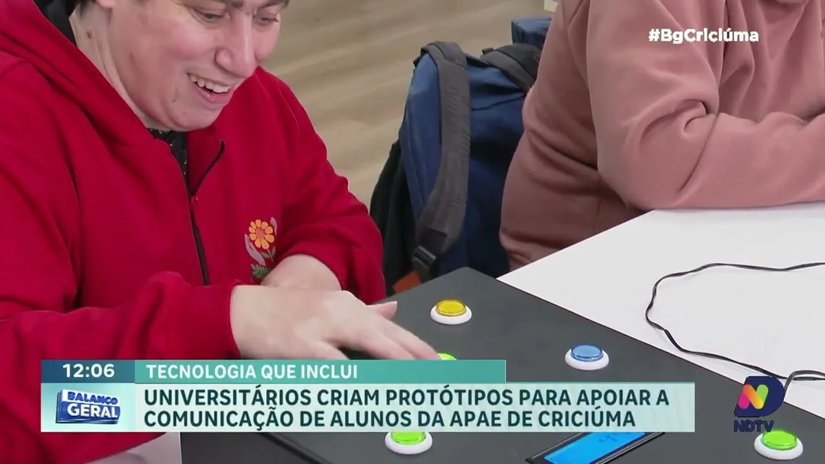Estudantes da Unesc criam tecnologia para ajudar alunos da Apae