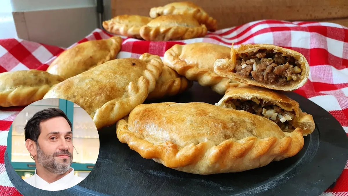 Las empanadas súper jugosas del chef Coco Carreño: “Llevan la misma cantidad de matambre que de cebolla y se mantiene el líquido”