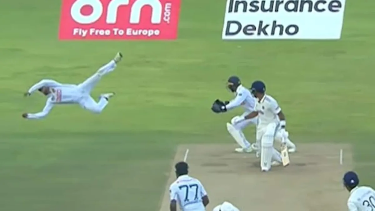 Watch: Sri Lanka Captain Grabs One-Handed Stunner To Dismiss Dhruv Jurel, Leaves Fans Awestruck