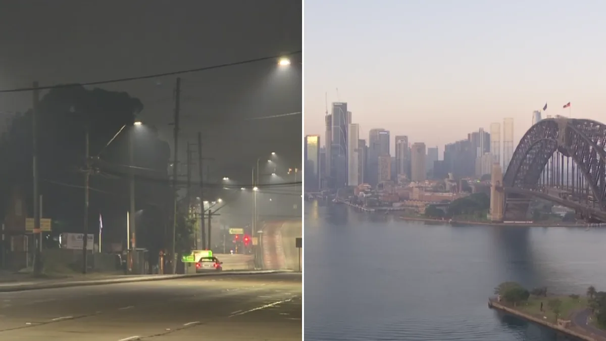 Hazard reduction burns blanket Sydney in thick smoke haze