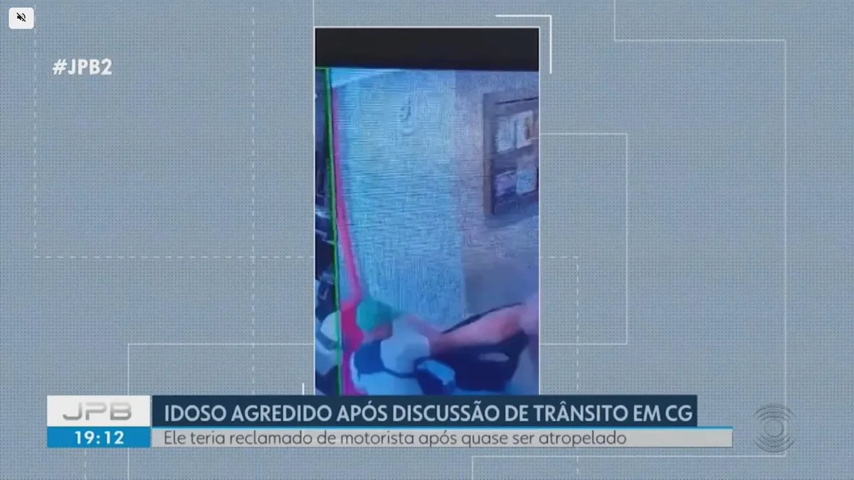 Idoso denuncia agressão após quase ser atropelado no dia do aniversário em Campina Grande
