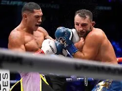 In Las Vegas alles verloren: Deutscher Box-Champion Mikaelian nach brutaler Trefferserie stehend k.o.