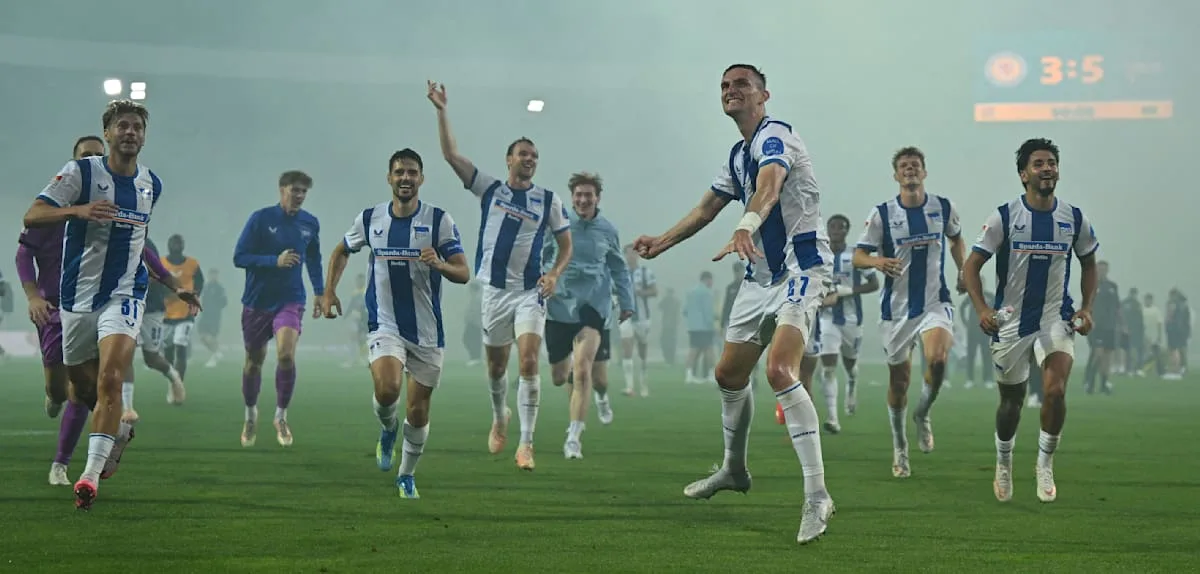 Dicker Patzer, 0:2-Rückstand – und am Ende feiert Hertha eine Torgala