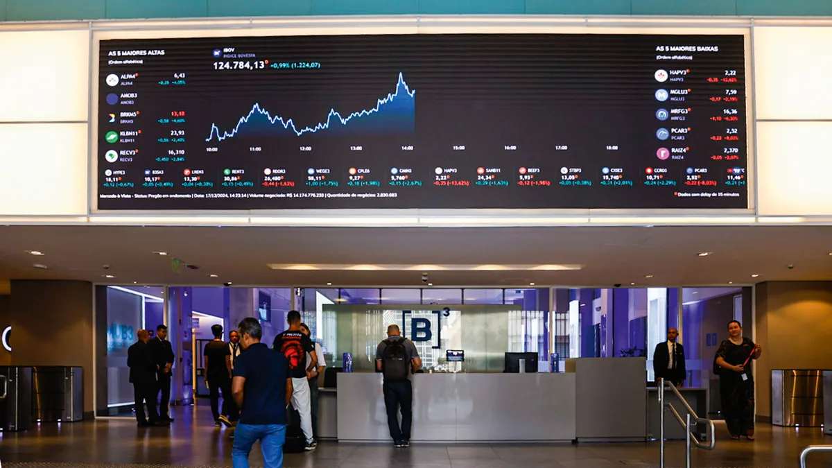 Ibovespa opera estável de olho em discurso do presidente do Fed, o banco central dos EUA
