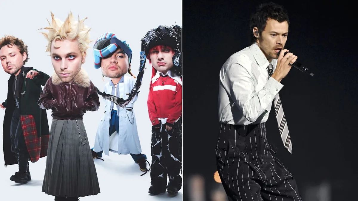 Why is everyone screaming 5 Seconds of Summer lyrics during Harry Styles concerts?