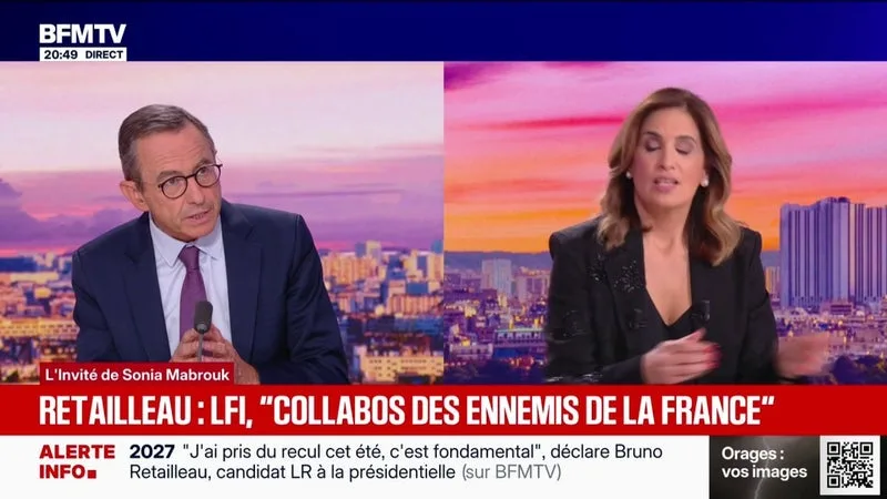 Bruno Retailleau accuse LFI d'être des "collabos avec les ennemis de la France"