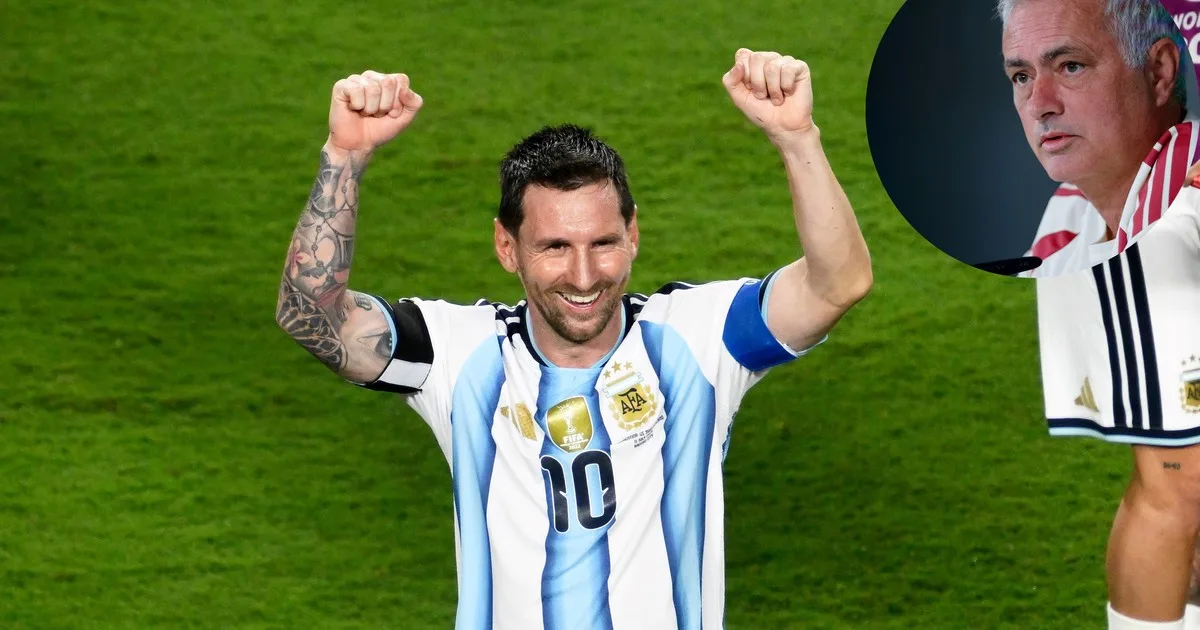 La reflexión de Mourinho sobre el retiro de Messi de la Selección Argentina