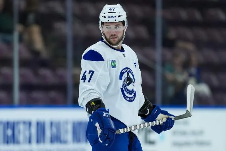Cotter looking to make mark with Vancouver Canucks