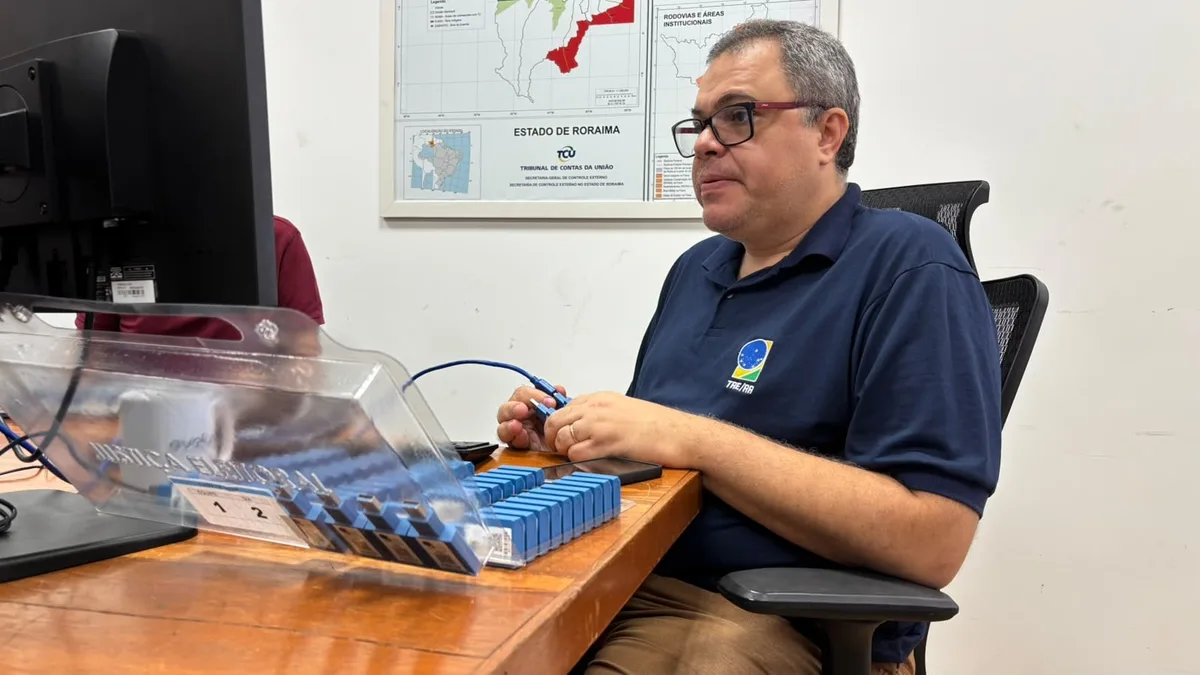 Justiça Eleitoral prepara urnas eletrônicas para as Eleições Gerais de 2026 em RR