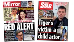 The Papers: 'Spy chief's grim warning' and 'tiger victim was child actor'