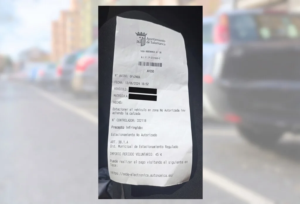 En Salamanca alguien empezó a poner multas falsas en los coches. La AEPD ha acabado poniéndole una multa muy real