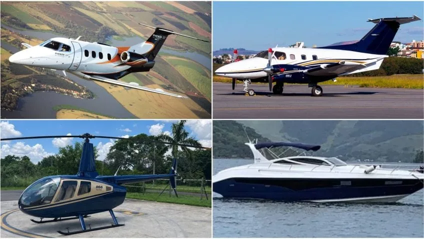 Candidatos de 2026 declaram R$ 136 milhões em aviões e barcos