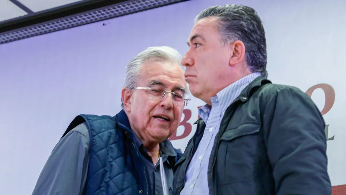 Enrique Inzunza reaparece y se reúne con Rubén Rocha Moya tras su regreso al gobierno de Sinaloa