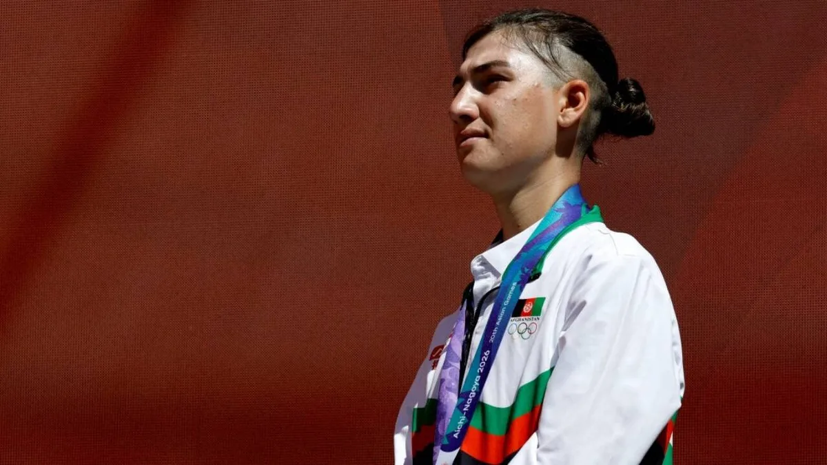 She trained disguised as a man, fled the Taliban and won Asian Games silver