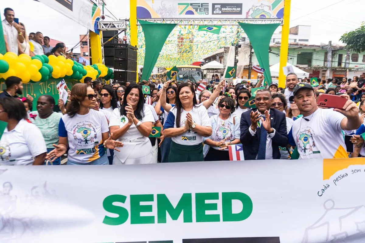 7 de Setembro em Simões Filho destaca protagonismo de estudantes