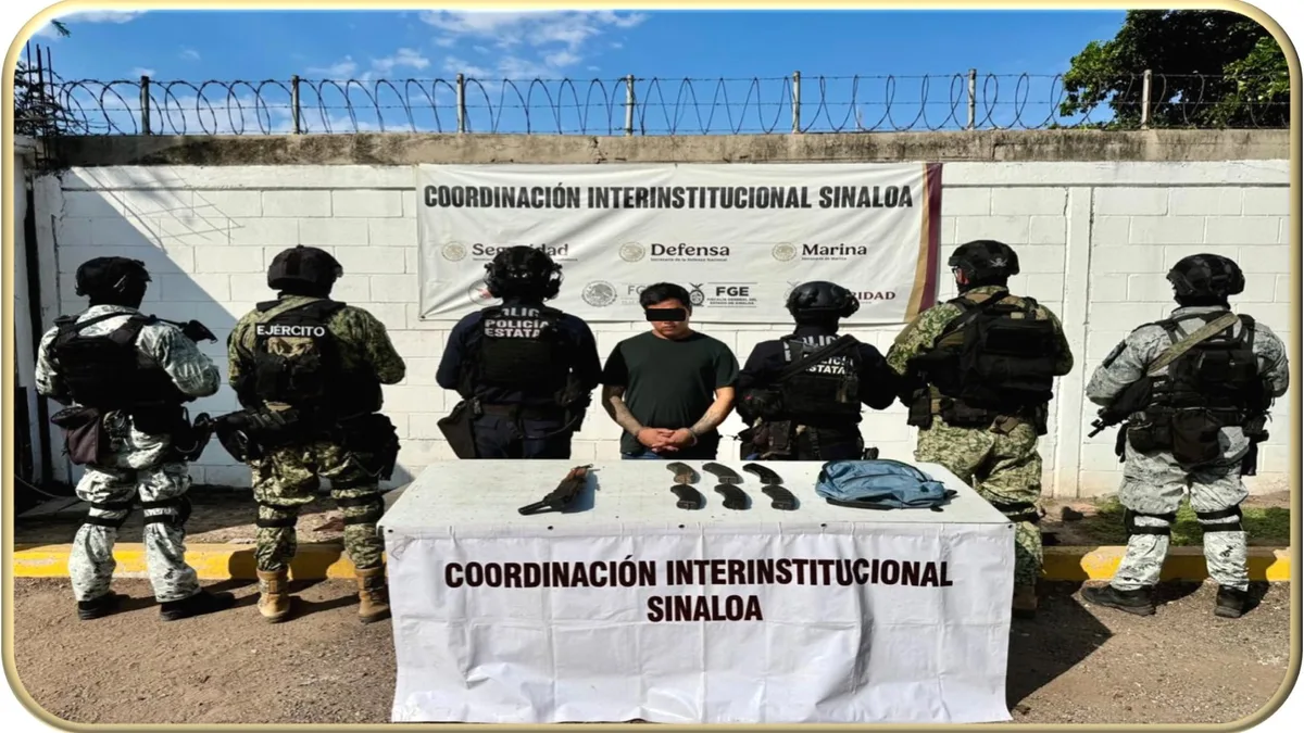 Capturan en Mazatlán a "El Taliban", integrante de "Los Chapitos" ligado al secuestro de los diez mineros de La Concordia