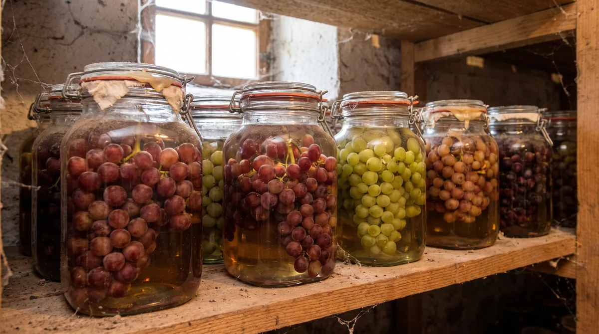 Cómo conservar uvas en frascos para el invierno sin congelarlas ni usar conservantes