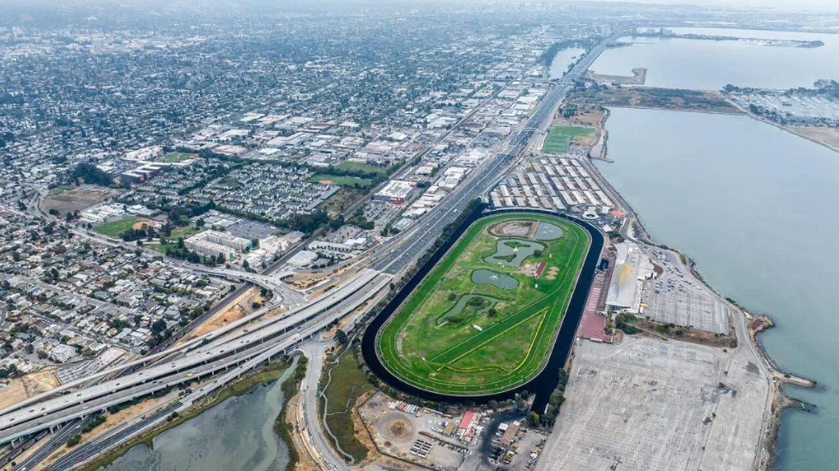 Historic California racetrack could become waterfront park in $175m plan