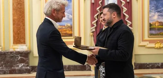 Ukraine: Wolodymyr Selenskyj ehrt Sean Penn als »Nationale Legende«