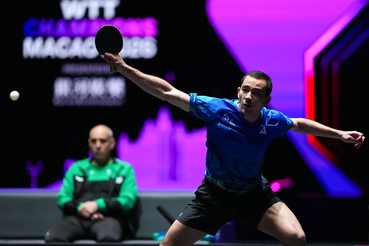 Calderano cai de novo para algoz sueco e fica com 2º vice seguido no WTT Champions