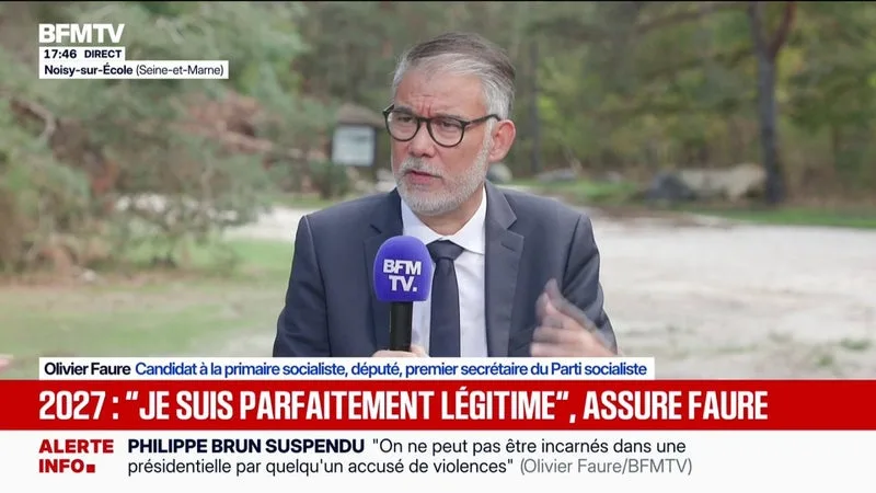 Légalisation du cannabis: "La question doit être posée", estime Olivier Faure, candidat à la primaire socialiste et Premier secrétaire du PS