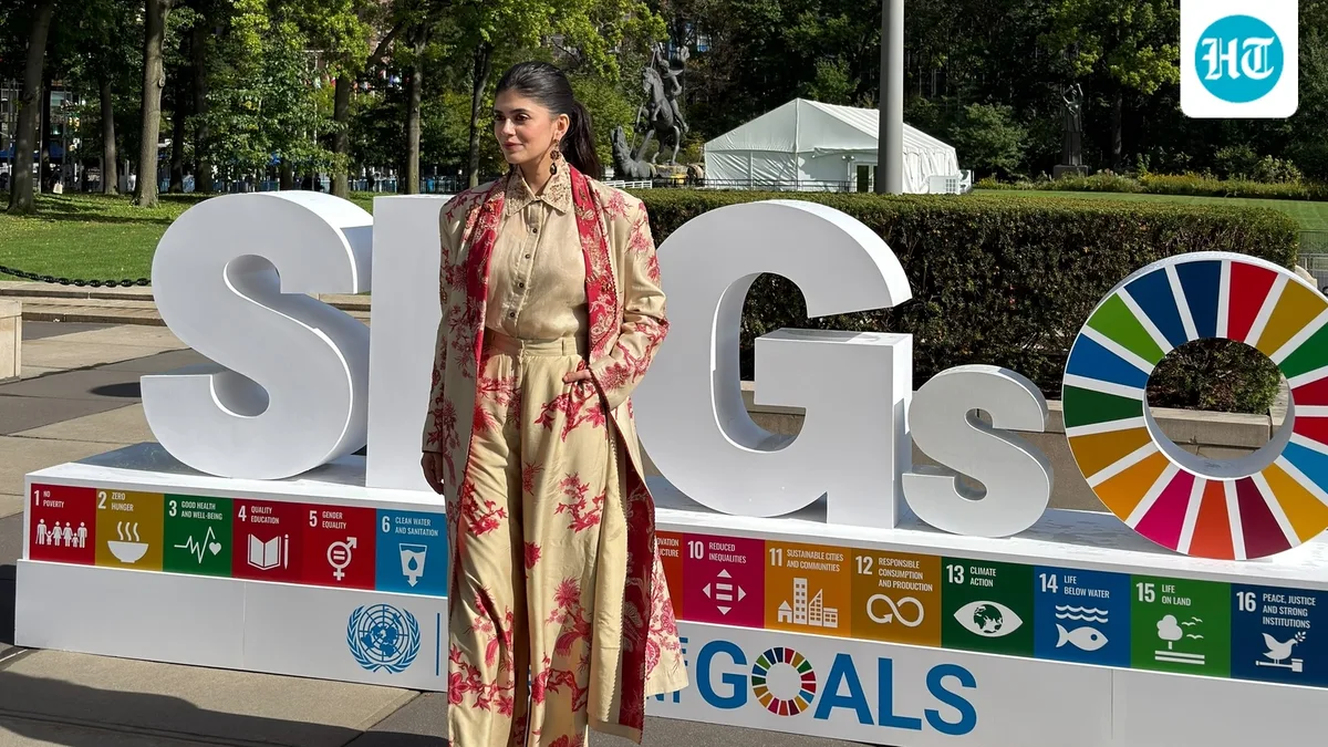Sanjana Sanghi at UNGA: Actor calls for investment in education, healthcare and greater role for youth