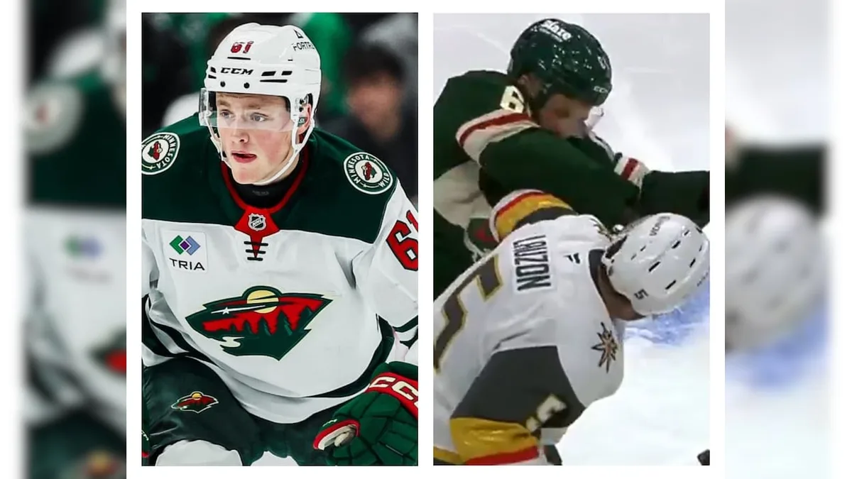 Minnesota Wild Rookie Rieger Lorenz Earns Michael McCarron's Praise After Fight With Jeremy Lauzon